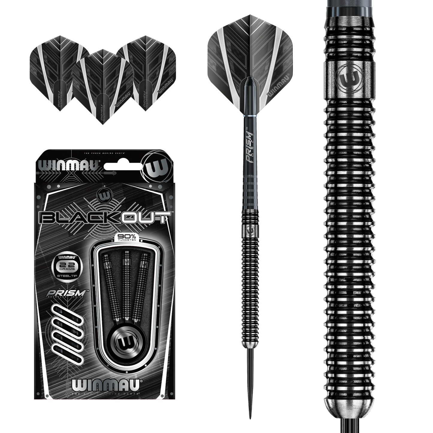 Winmau Blackout Steel Tip Darts