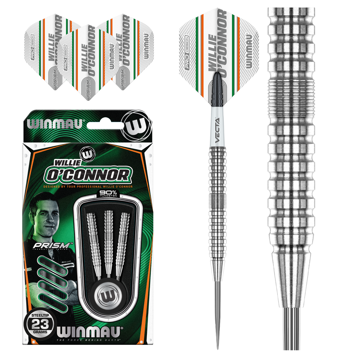 Winmau Willie O'Connor Steel Tip Darts