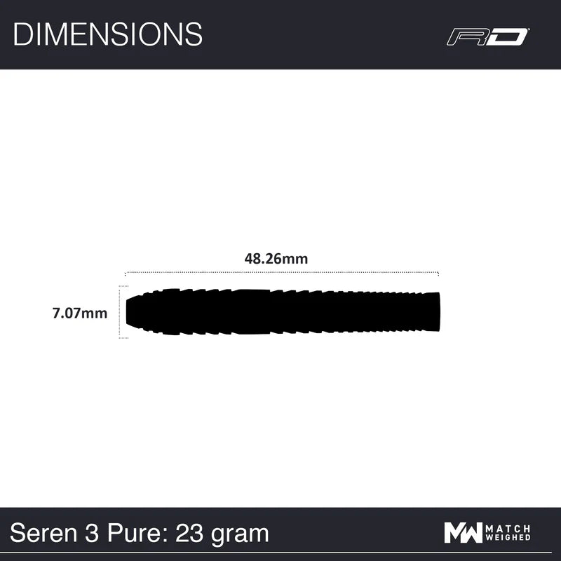 Red Dragon Seren 2 Pure Steel Tip Darts