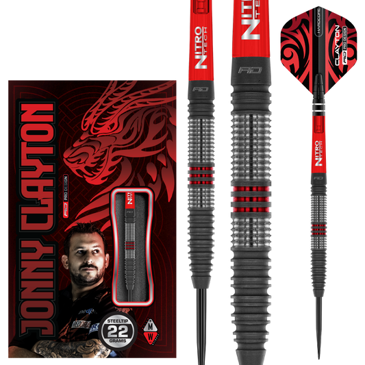 Red Dragon Jonny Clayton Hiraeth Steel Tip Darts