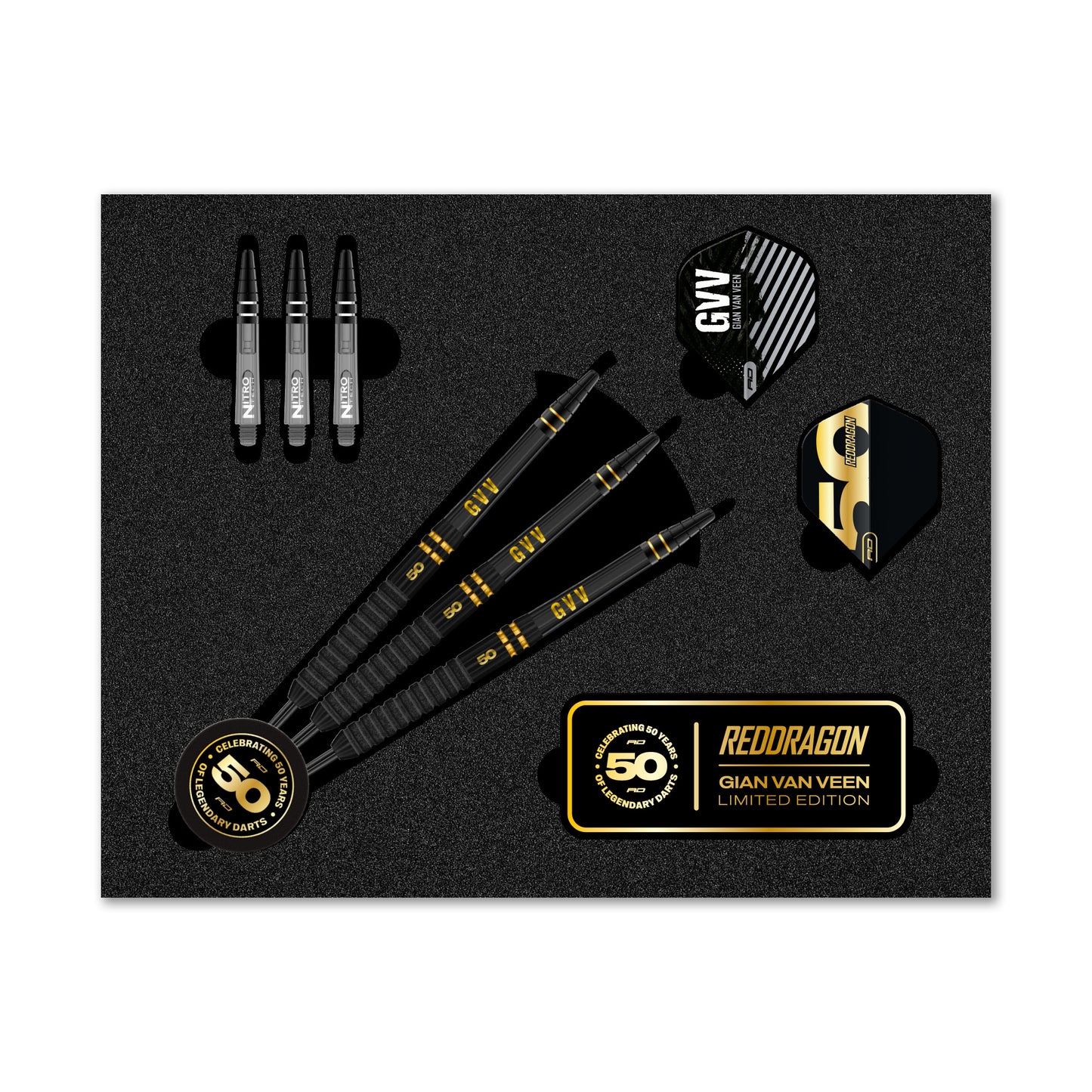 Red Dragon Gian Van Veen - Limited Edition 50 Years Player Edition