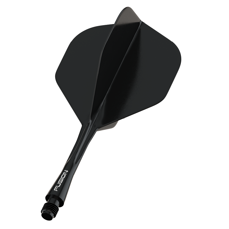 Winmau Fusion Integrated Flight / Shaft - Black No.2