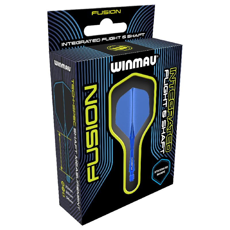 Winmau Fusion Integrated Flight / Shaft - Blue No.2