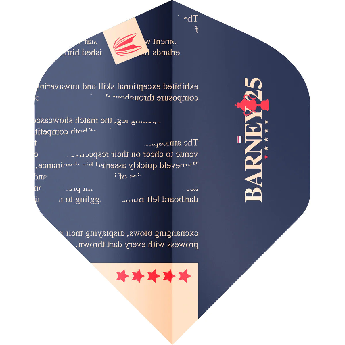 Target Barney 25 Pro.Ultra No.2 Standard Darts Flights - Pack of 3 Sets