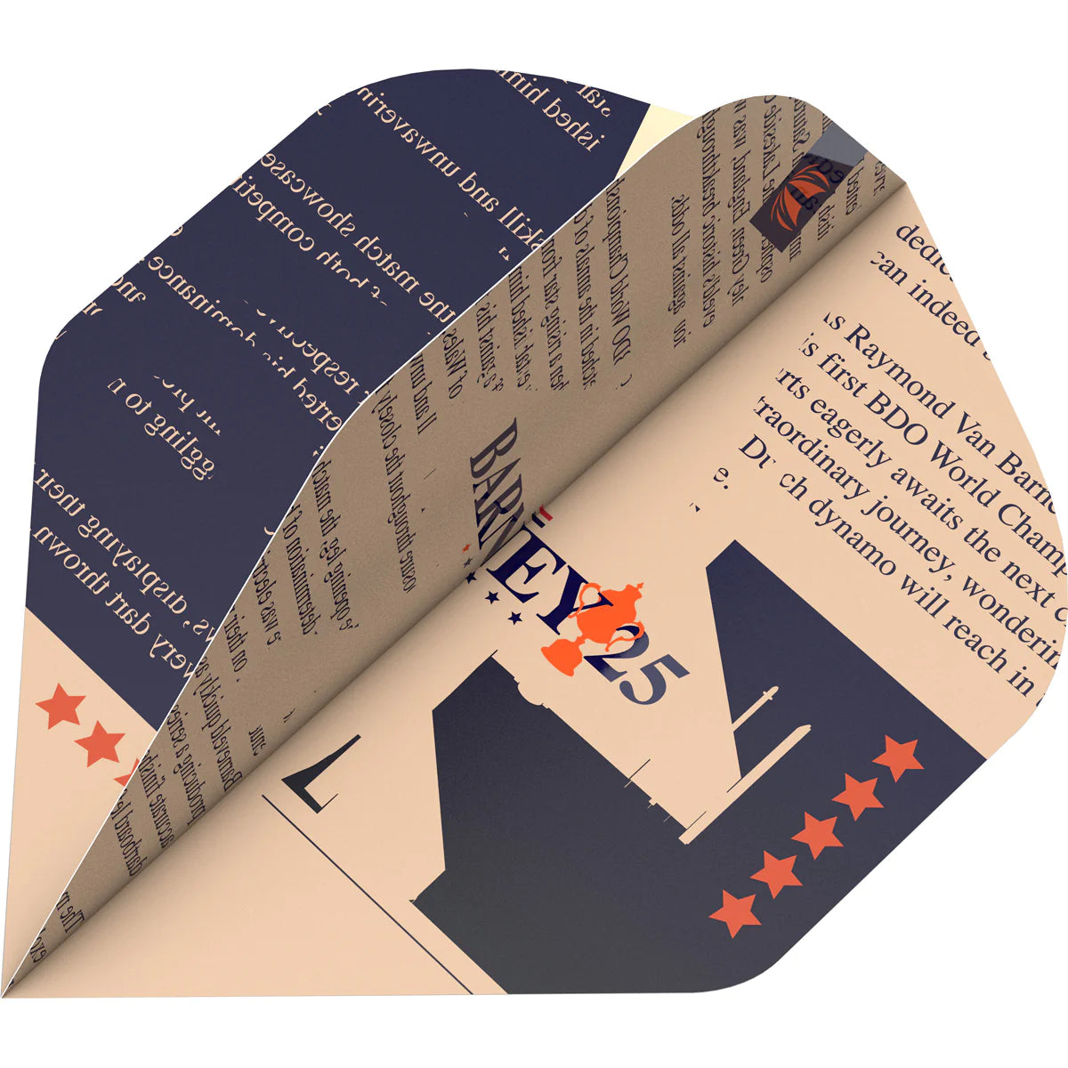 Target Barney 25 Pro.Ultra No.2 Standard Darts Flights - Pack of 3 Sets