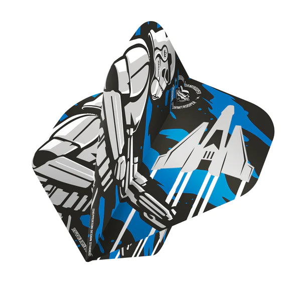 Original Stormtrooper Darts Flights - Official Licensed - Storm Trooper and Spacecraft