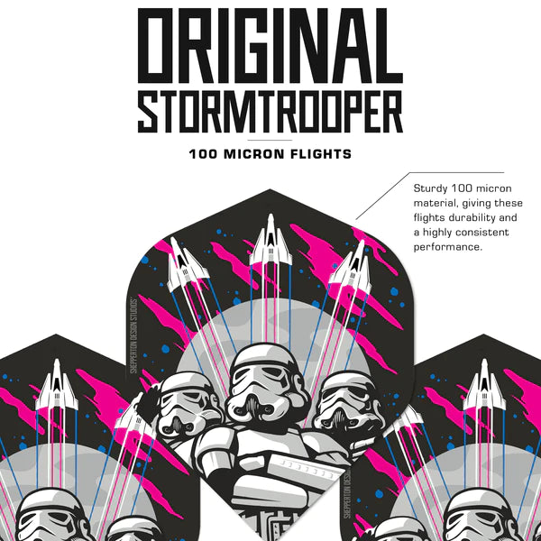 Original Stormtrooper Darts Flights - Official Licensed - 3 Storm Troopers