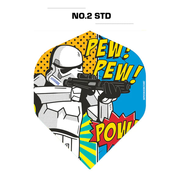 Original Stormtrooper Darts Flights - Official Licensed - Pew Pew Pow