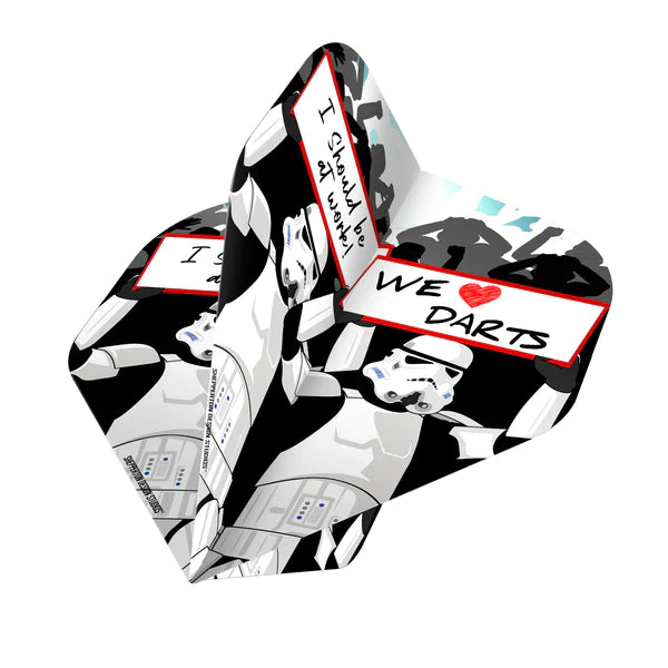 Original Stormtrooper Darts Flights - Official Licensed - Storm Trooper We Love Darts