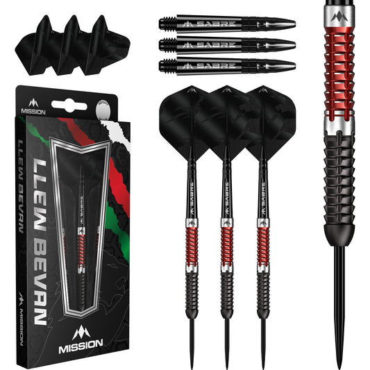 Mission Llew Bevan Steel Tip Darts