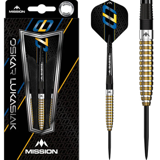 Mission Oskar Lukasiak 95% Tungsten Steel Tip Darts