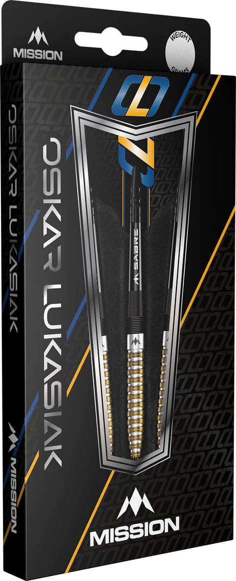 Mission Oskar Lukasiak 95% Tungsten Steel Tip Darts