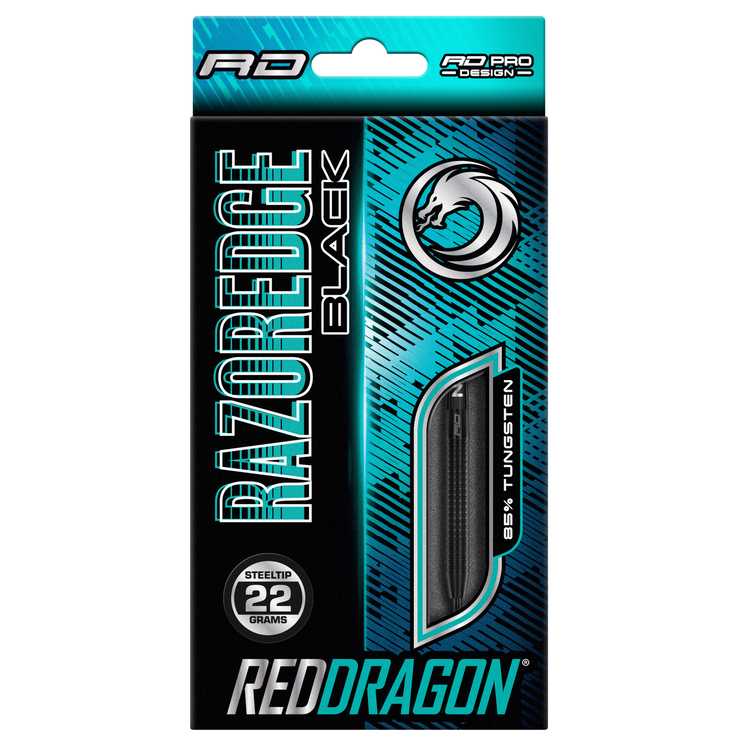 Red Dragon Razor Edge Black Steel Tip Darts