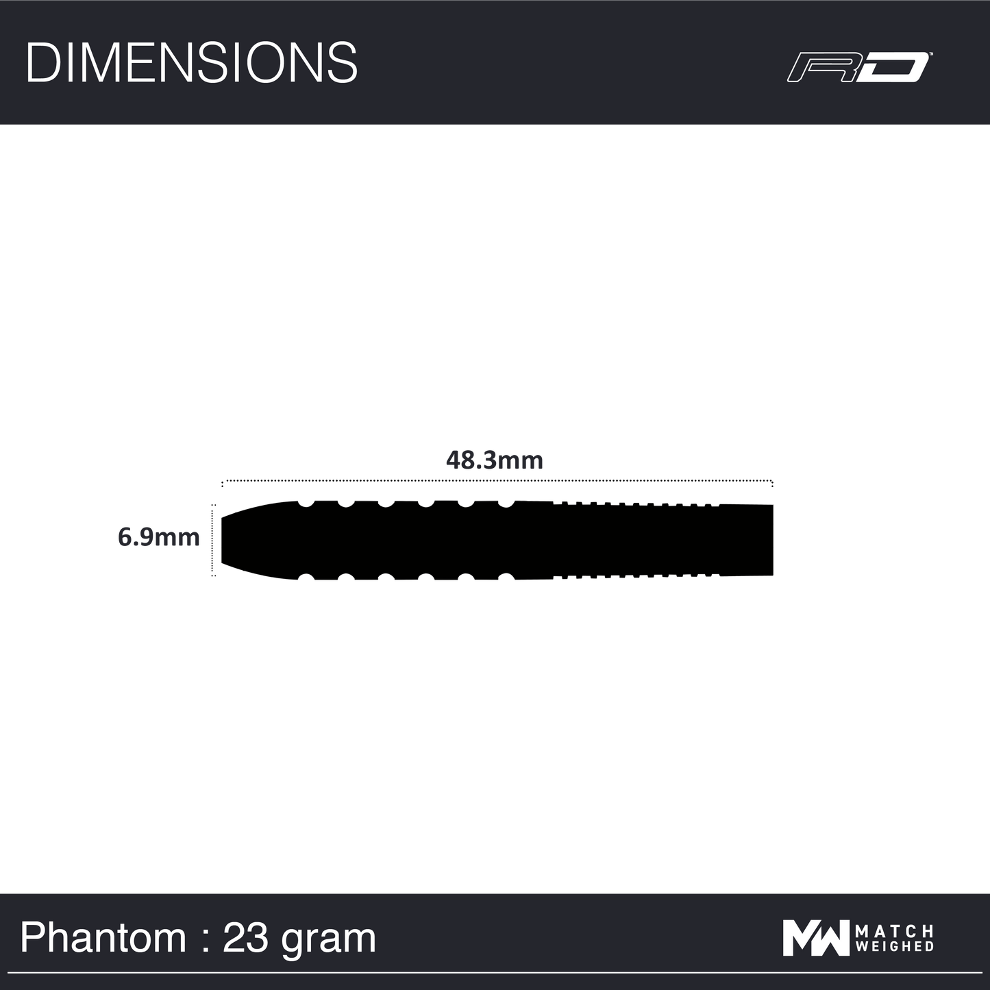 Red Dragon Phantom 0.2 Steel Tip Darts