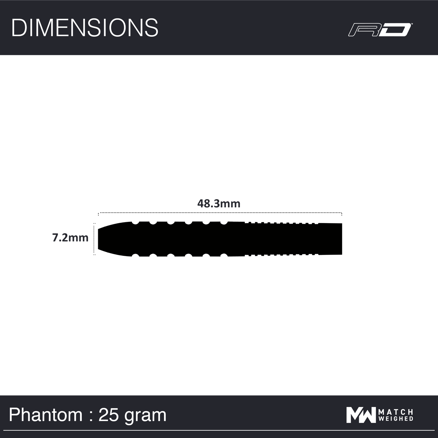 Red Dragon Phantom 0.2 Steel Tip Darts