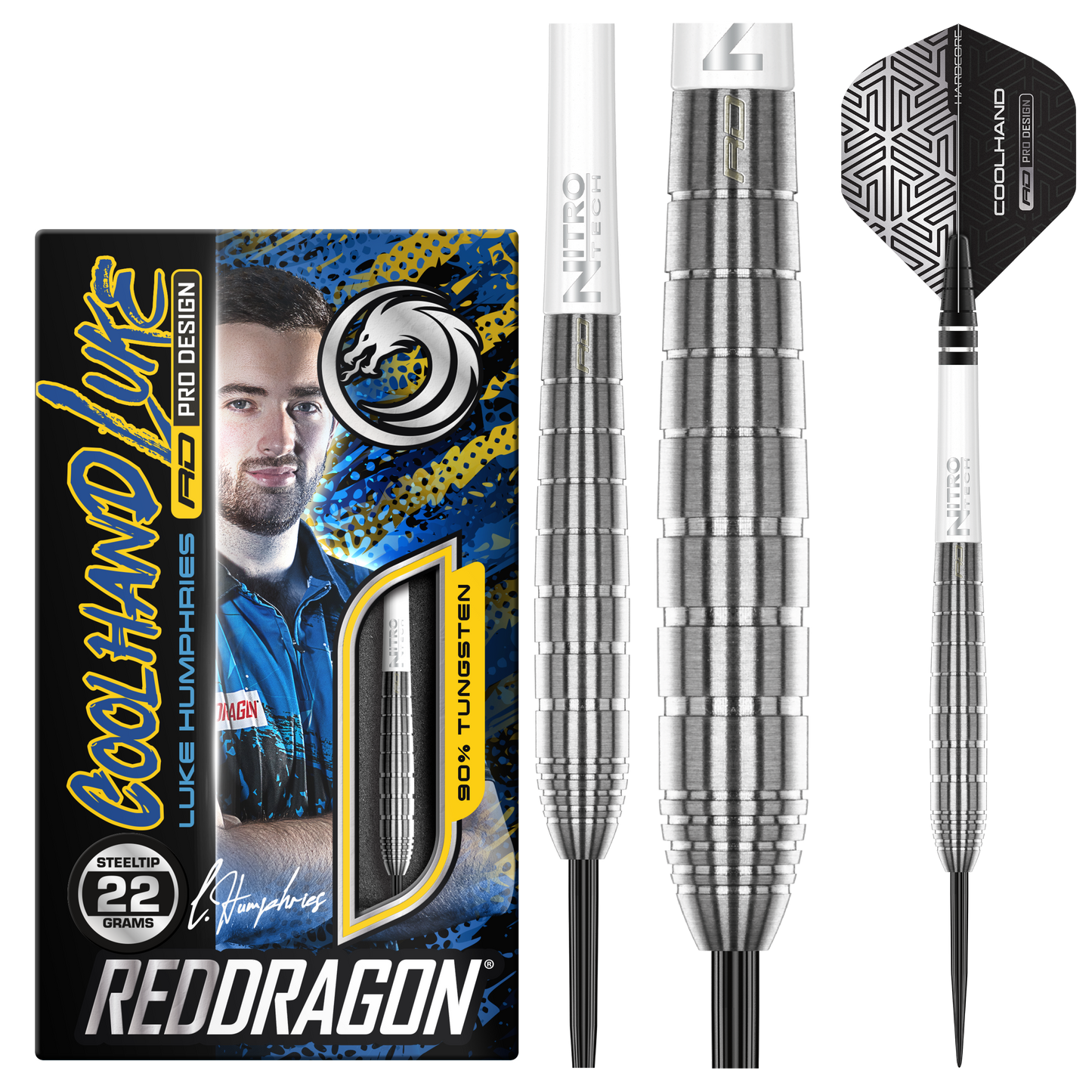 Red Dragon Luke Humphries TX1 Steel Tip Darts