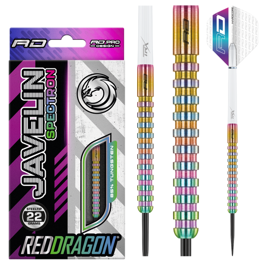 Red Dragon Javelin Spectron Steel Tip Darts