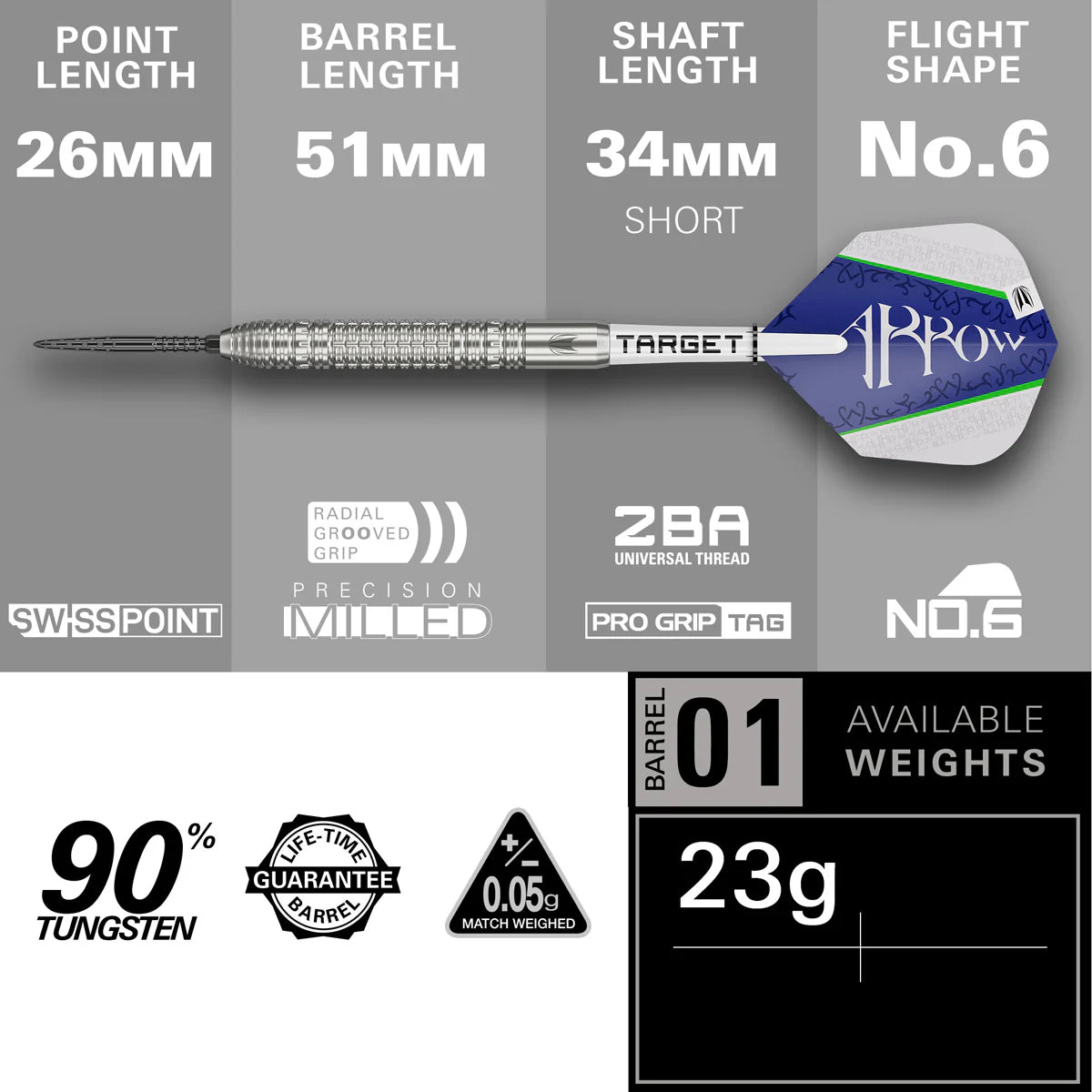 Target Shane McGuirk Steel Tip Darts