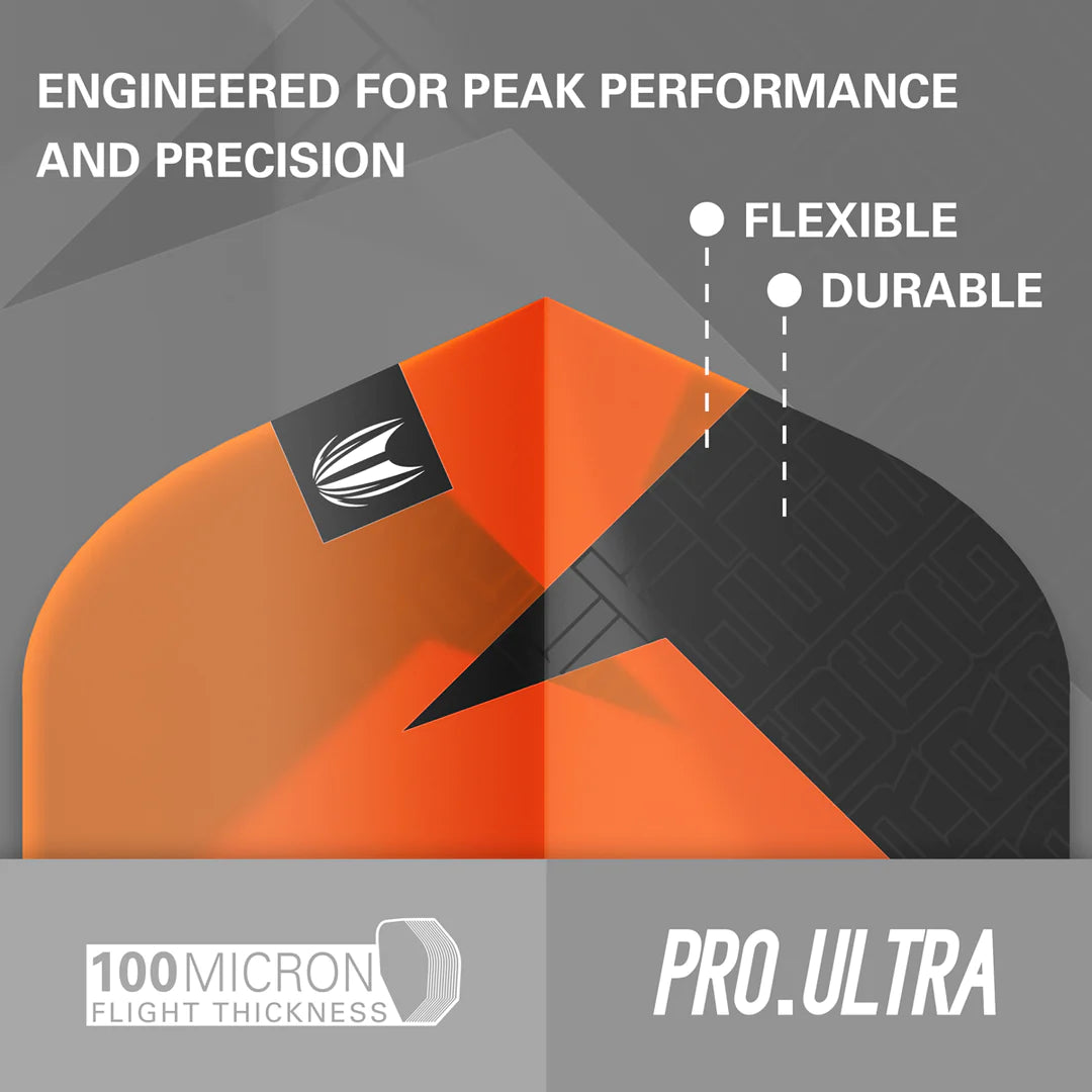 Target TAG Darts Flights - Orange - 3 Sets