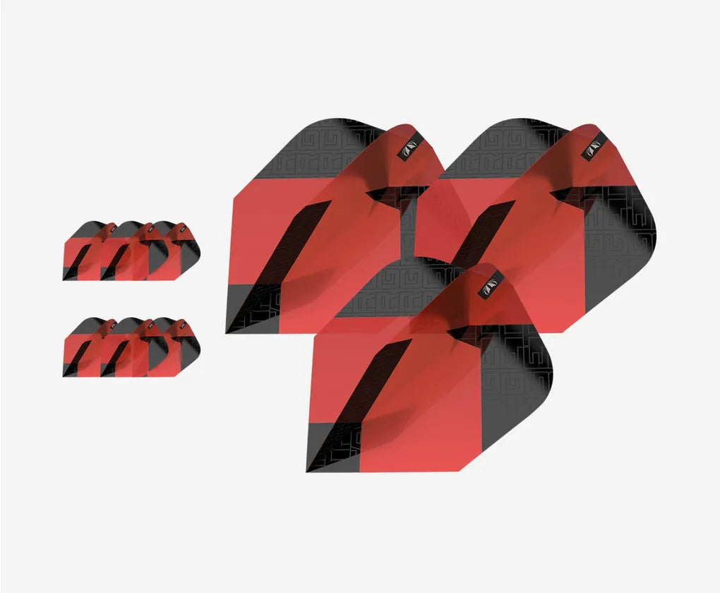 Target TAG Darts Flights - Red - 3 Sets