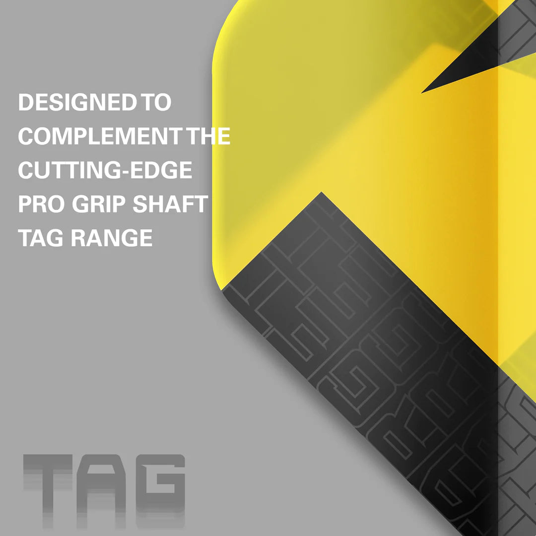 Target TAG Darts Flights - Yellow - 3 Sets