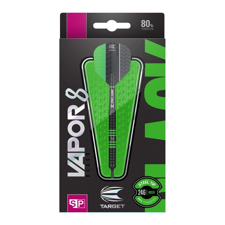 Target Vapor8 Black SP Steel Tip Darts