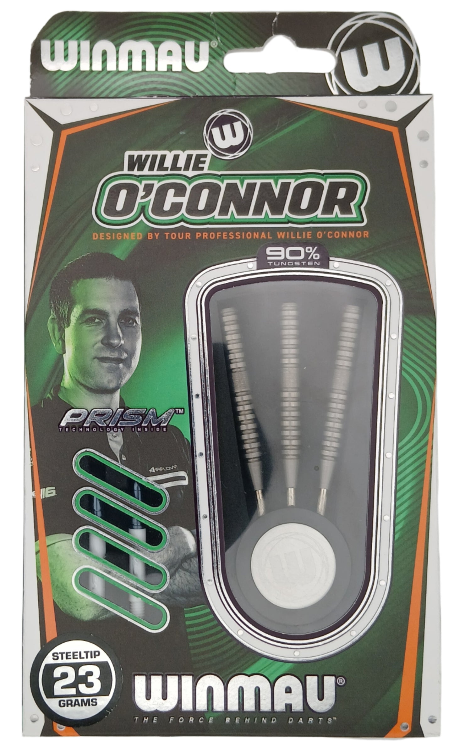 USED Willie O'Conner Steel Tip Darts 23g