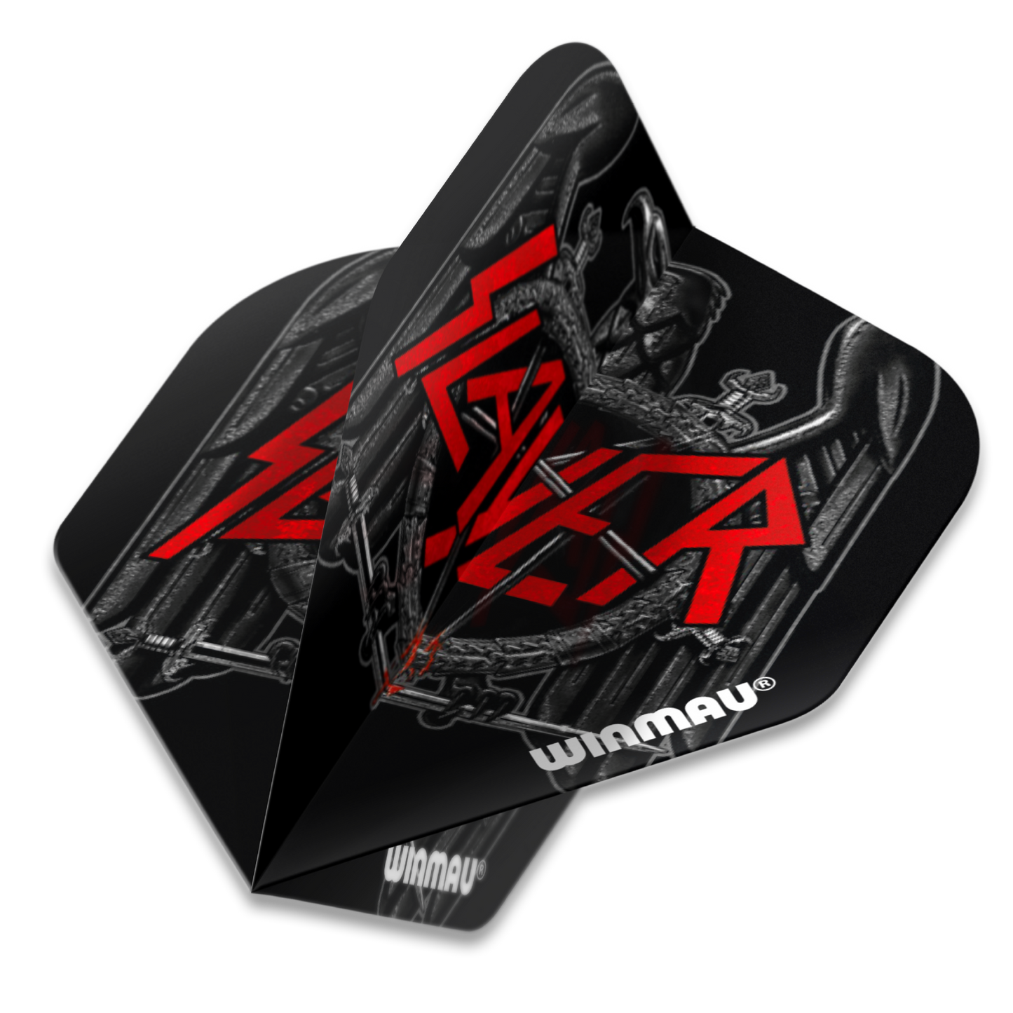 Winmau Rock Legends Darts Flights - Slayer Black Eagle