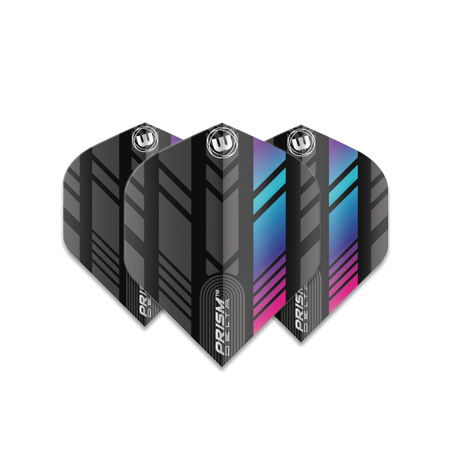 Winmau Prism Delta Darts Flights - Black