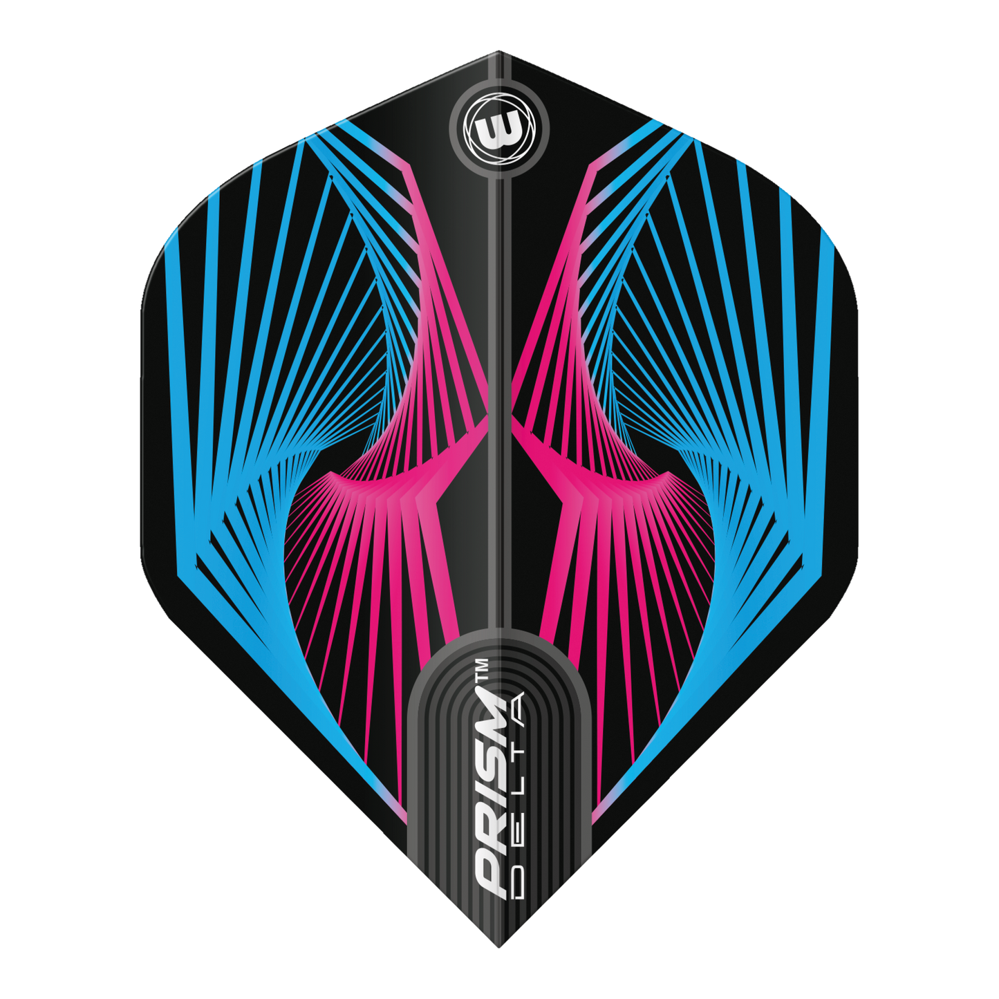 Winmau Prism Delta Darts Flights - Blue and pink