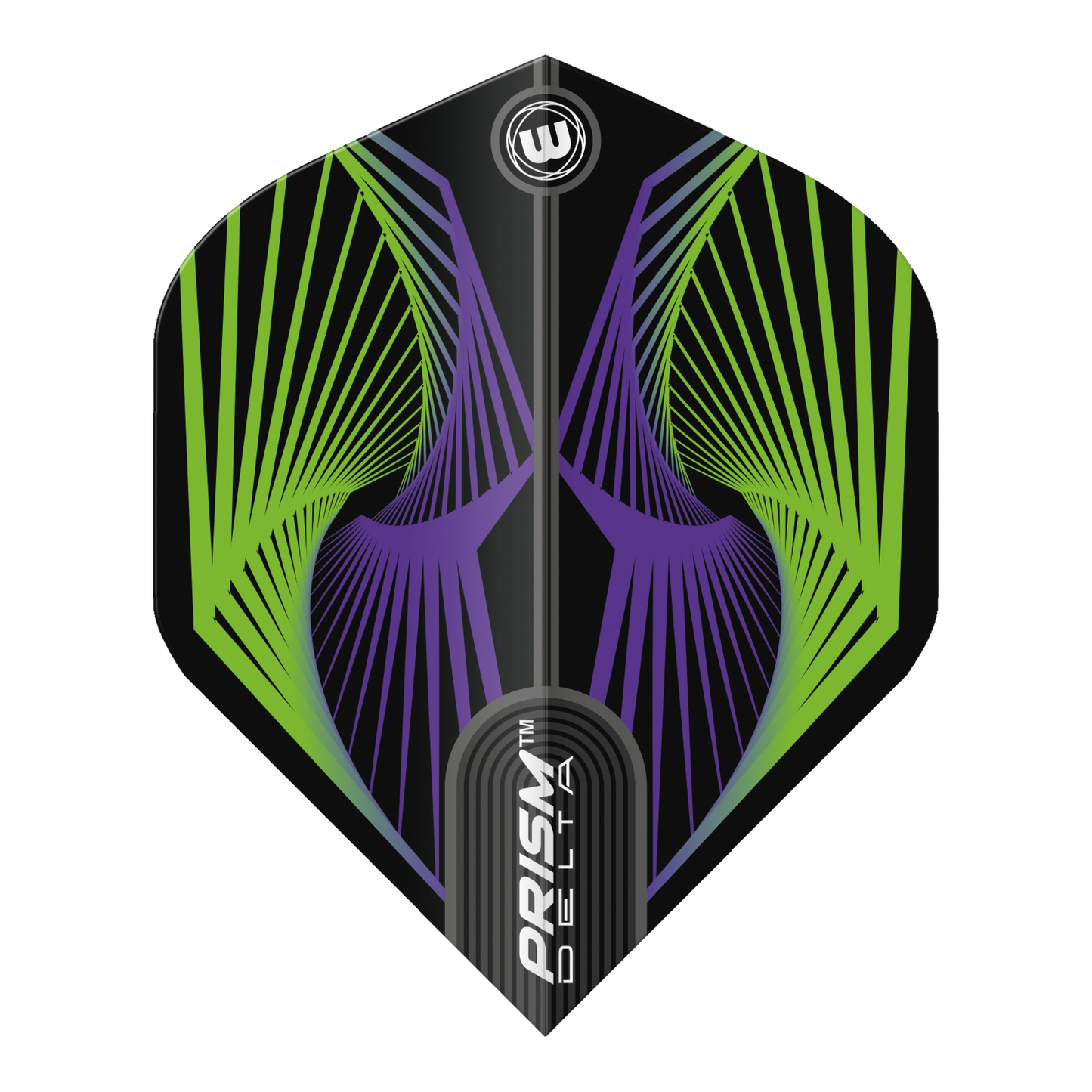 Winmau Prism Delta Darts Flights - Green and Purple