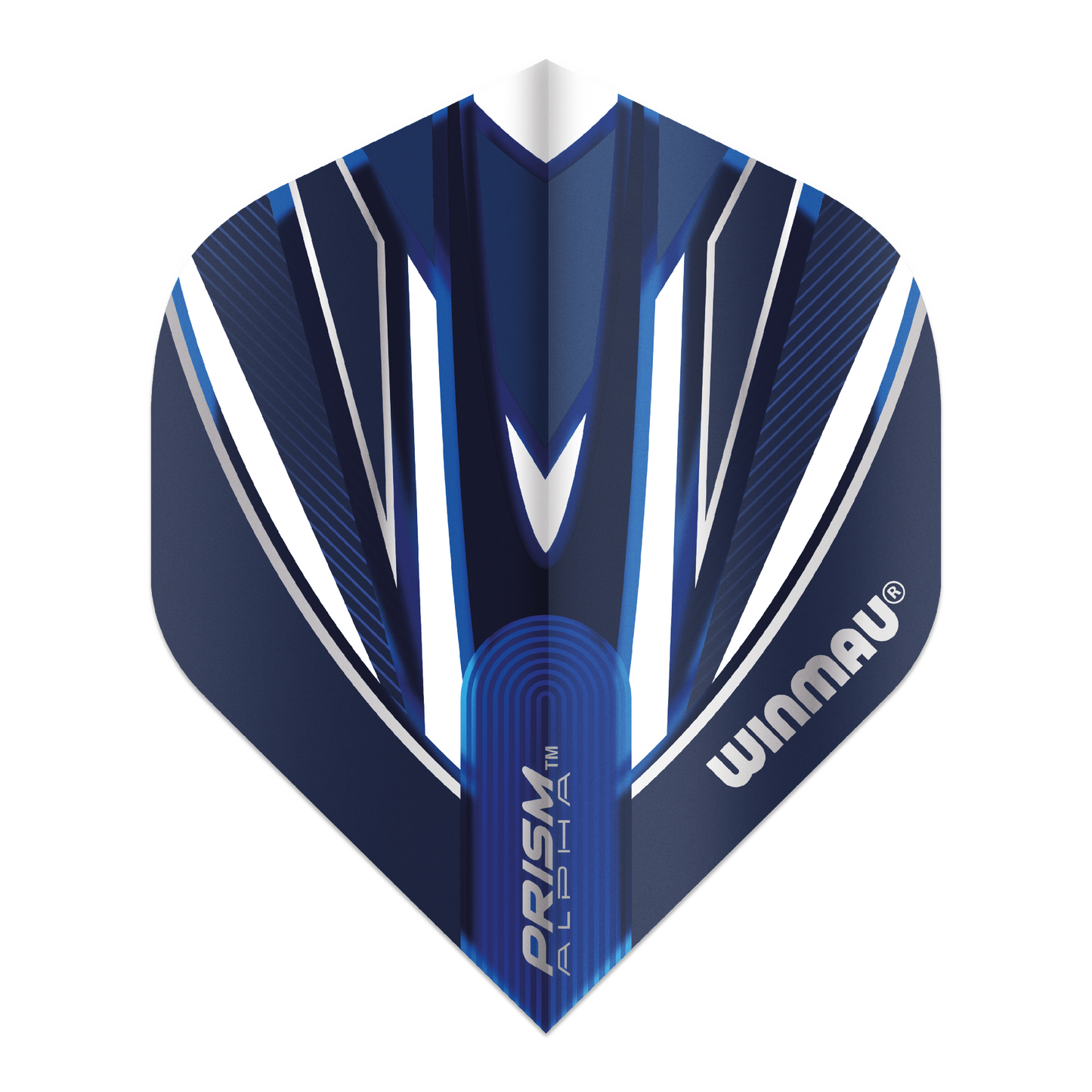 Winmau Prism Alpha Darts Flights - Blue and White