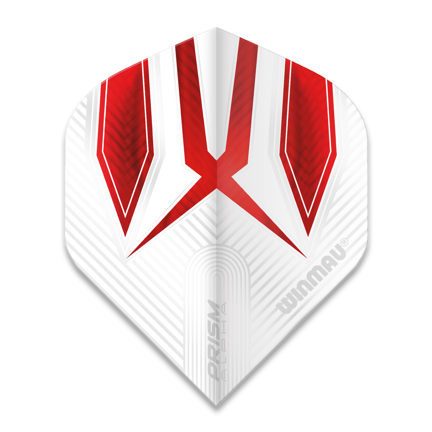 Winmau Prism Alpha Dart Flights - White and Red