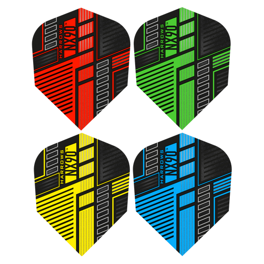 Harrows NX90 Darts Flights - No.6 Standard