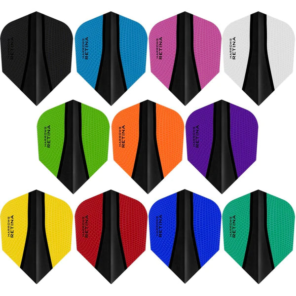 Harrows Retina X Darts Flights - No.6 Standard