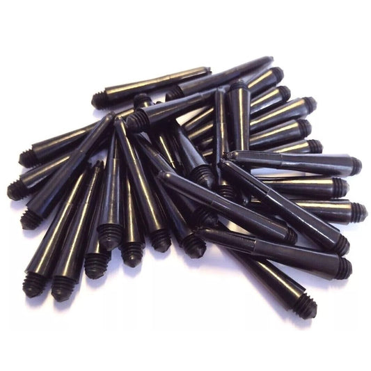 1/4 Inch Thread Darts Stems - Black