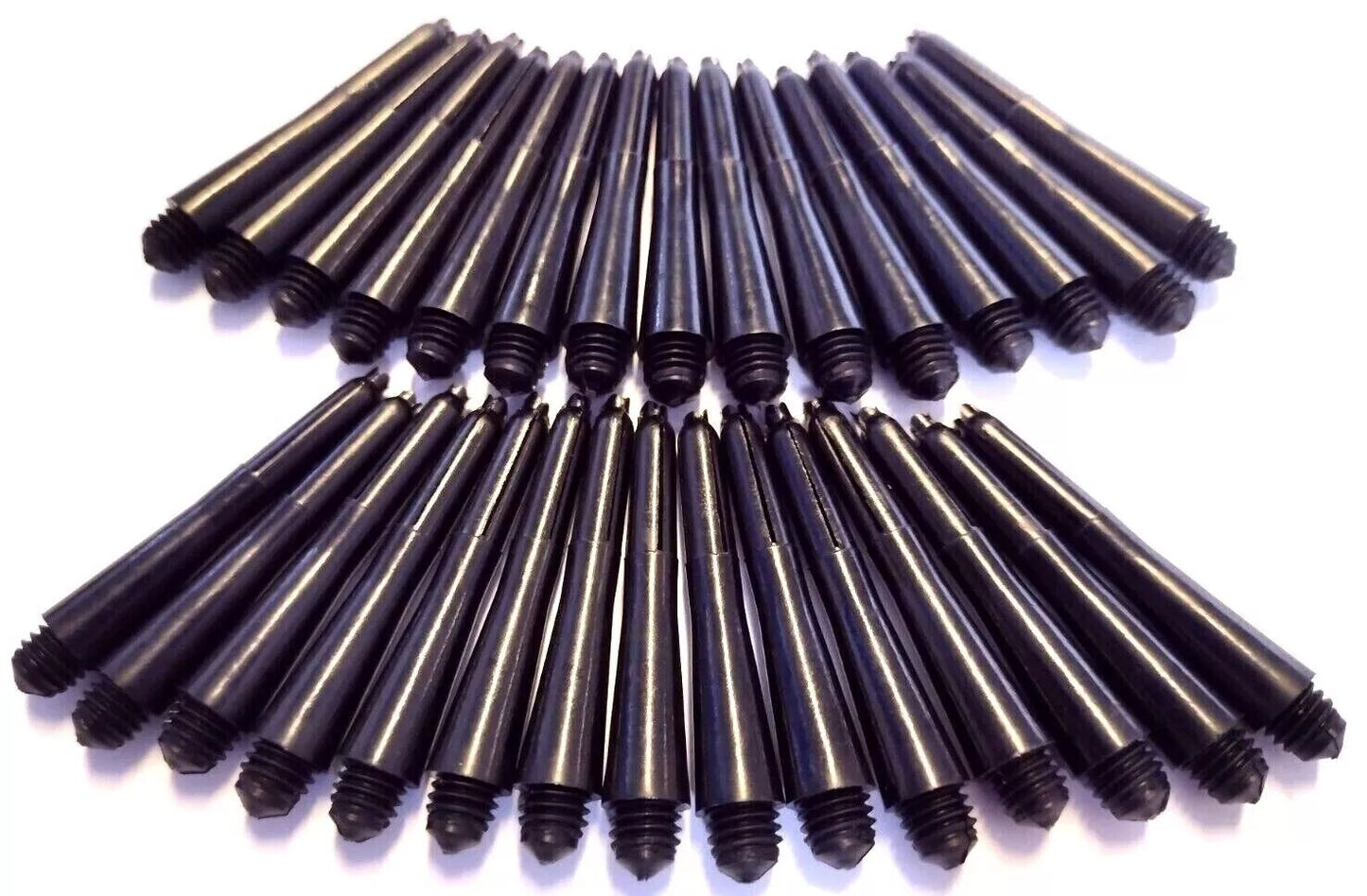 1/4 Inch Thread Darts Stems - Black