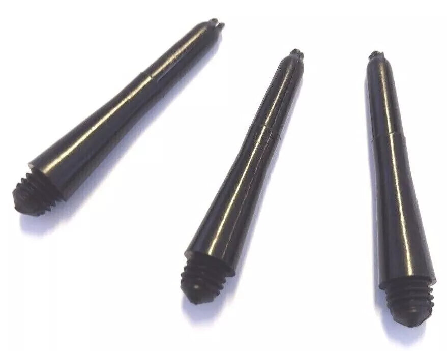 1/4 Inch Thread Darts Stems - Black