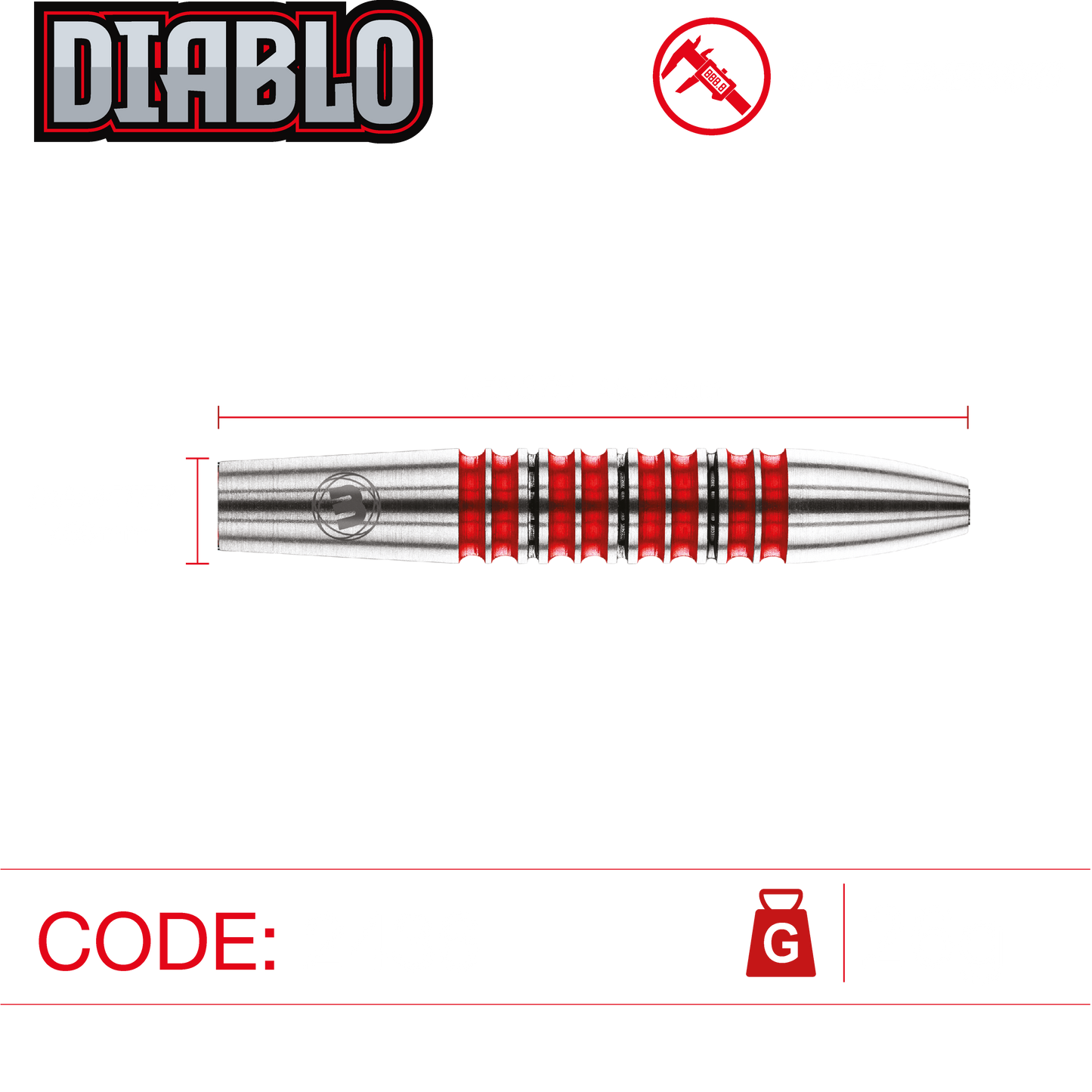 Winmau Diablo Steel Tip Darts