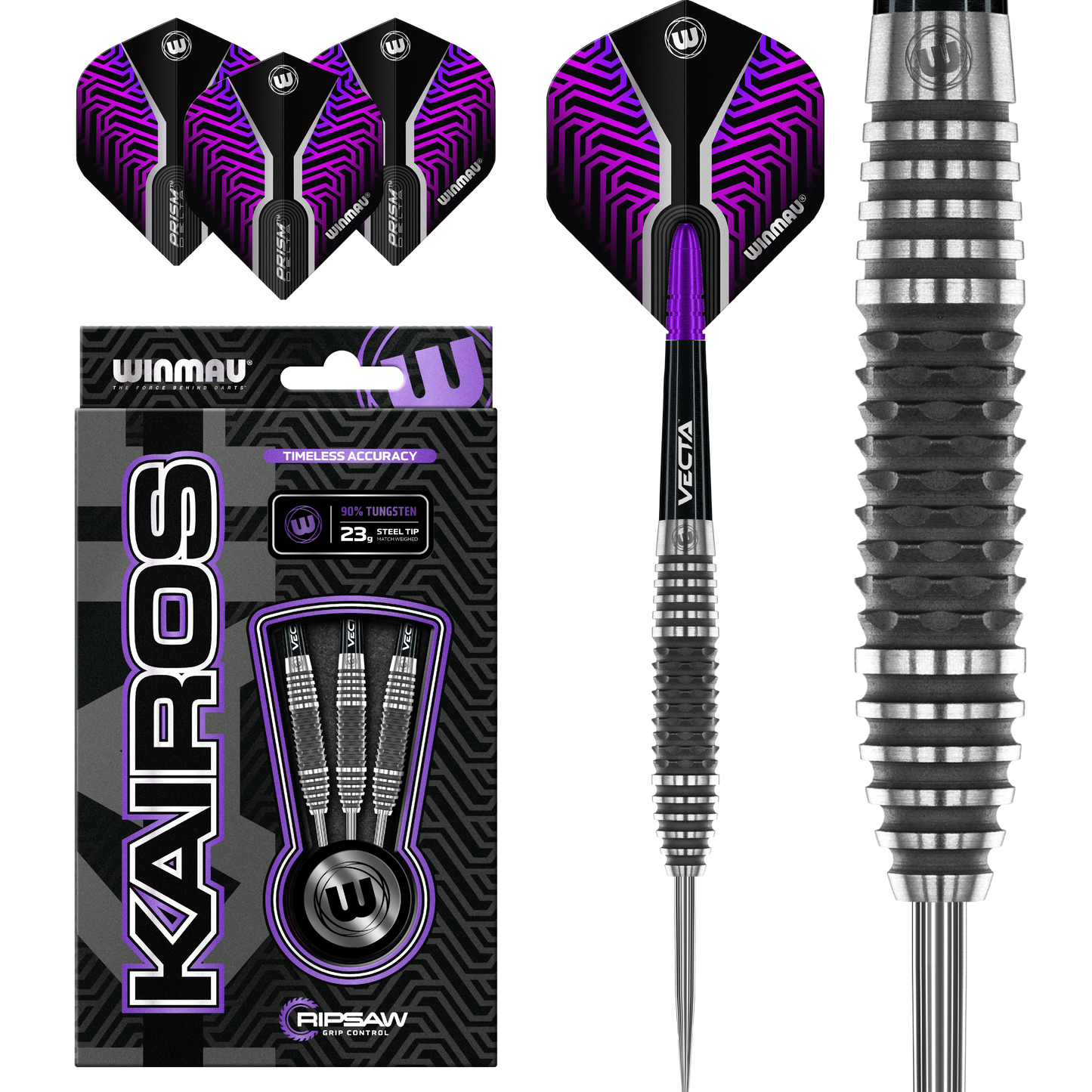 Winmau Kairos Steel Tip Darts (Bomb)