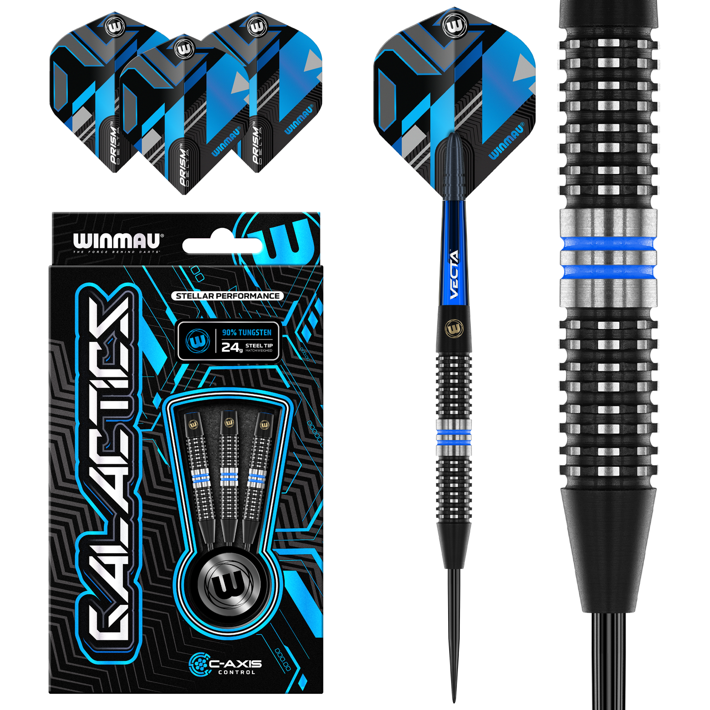 Winmau Galactics Steel Tip Darts