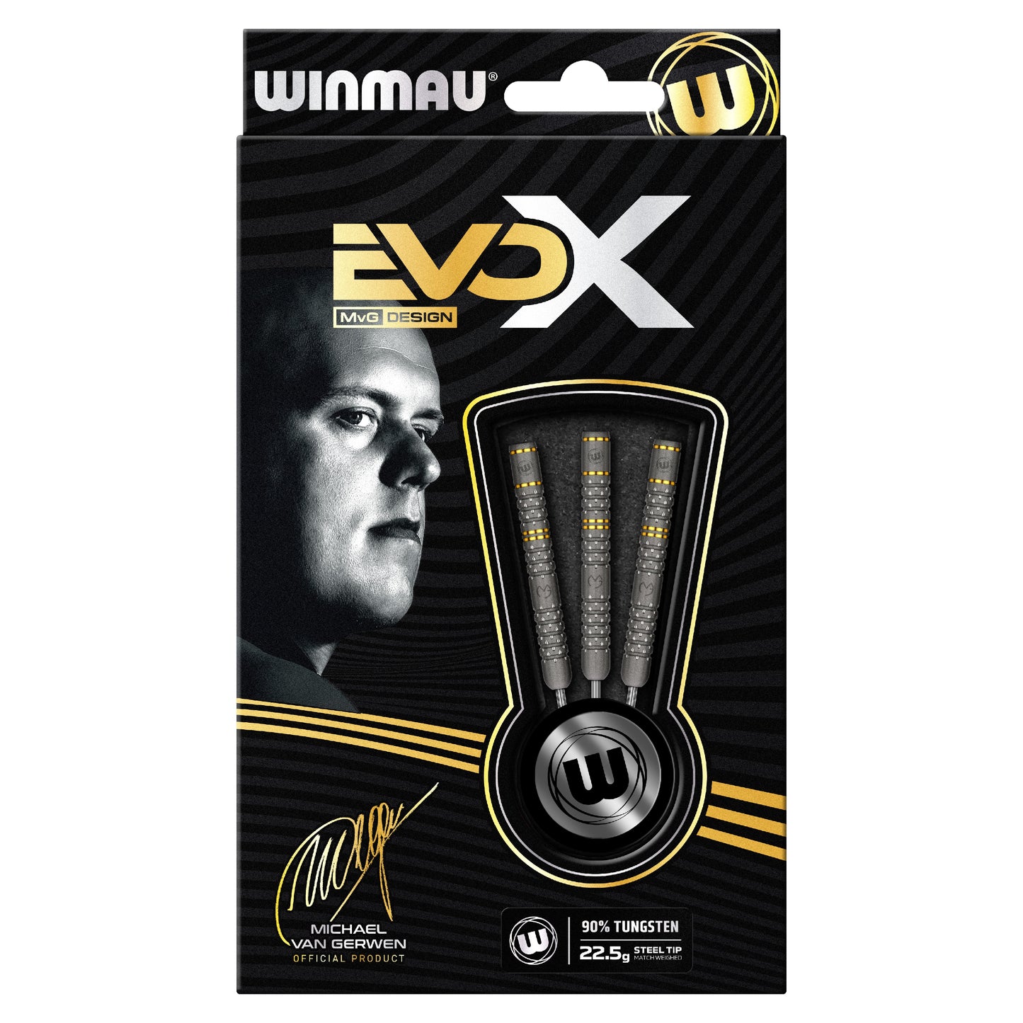 Winmau Michael van Gerwen MVG EVO X Steel Tip Darts