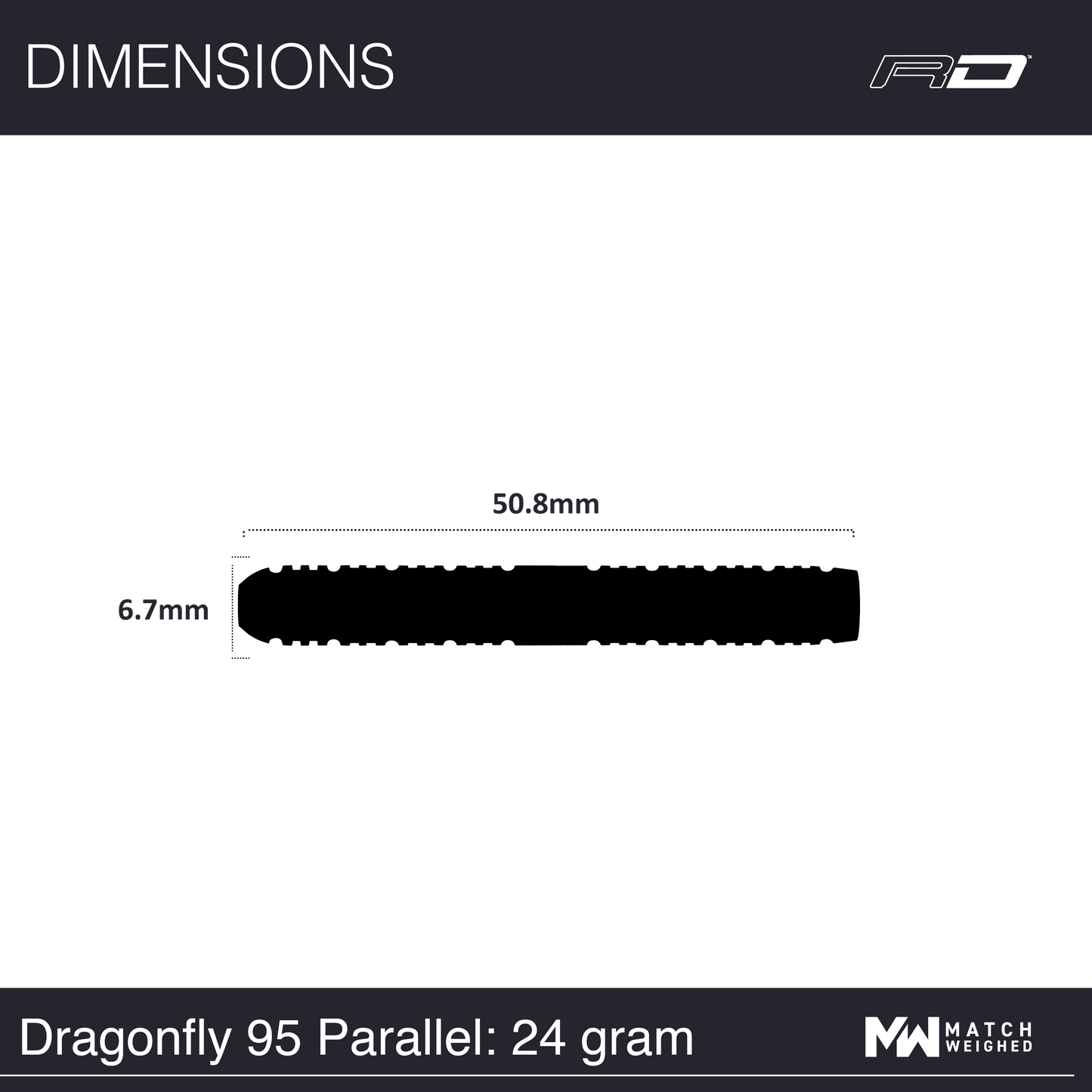 Red Dragon Dragonfly Parallel Steel Tip Darts