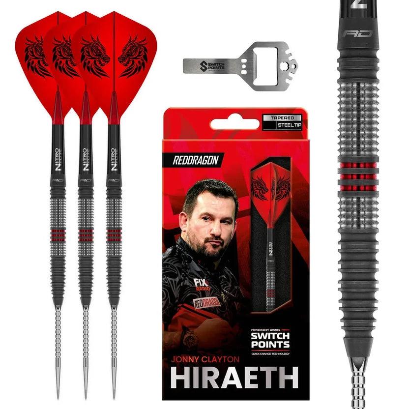 Red Dragon Jonny Clayton Hiraeth Switch Point Darts