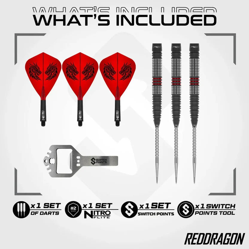 Red Dragon Jonny Clayton Hiraeth Switch Point Darts