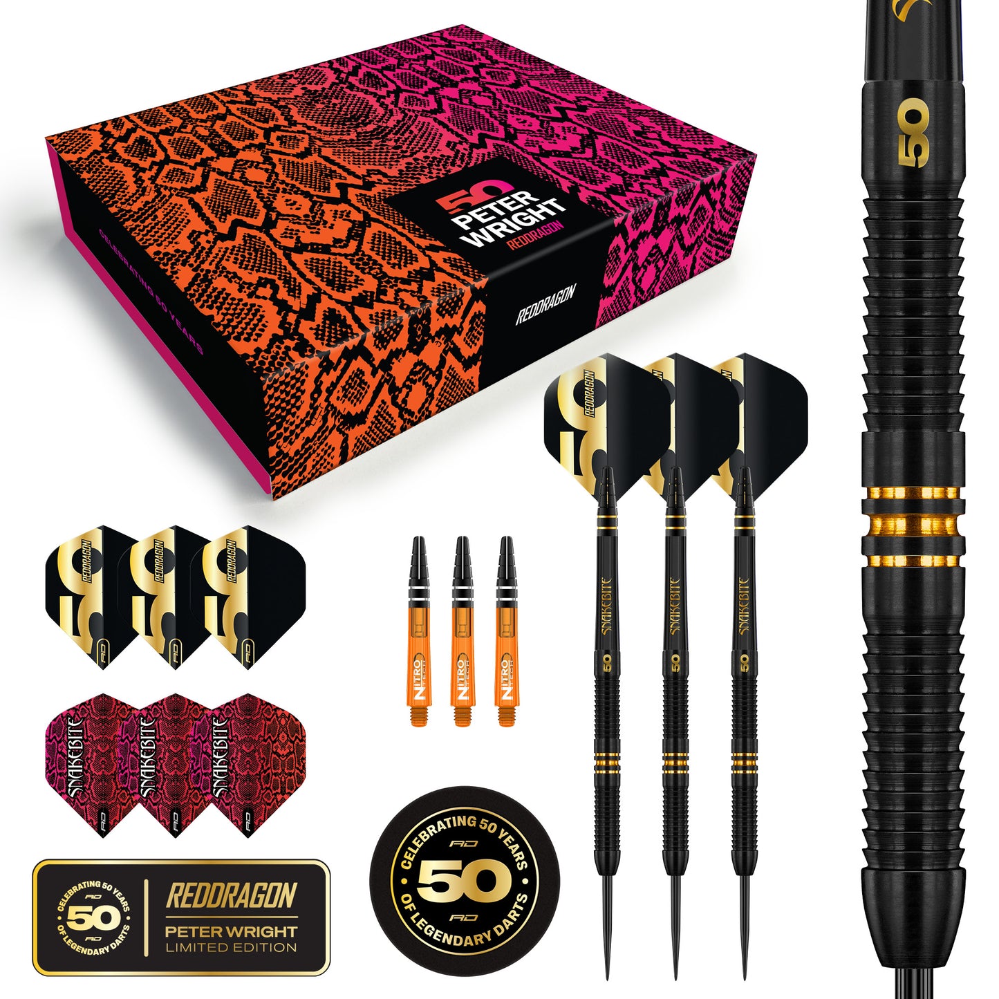 Red Dragon Peter Wright - Limited Edition 50 Years Player Edition