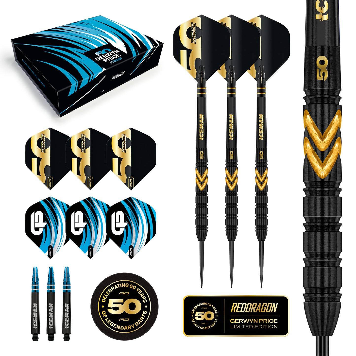 Red Dragon Gerwyn Price - Limited Edition 50 Years Player Edition
