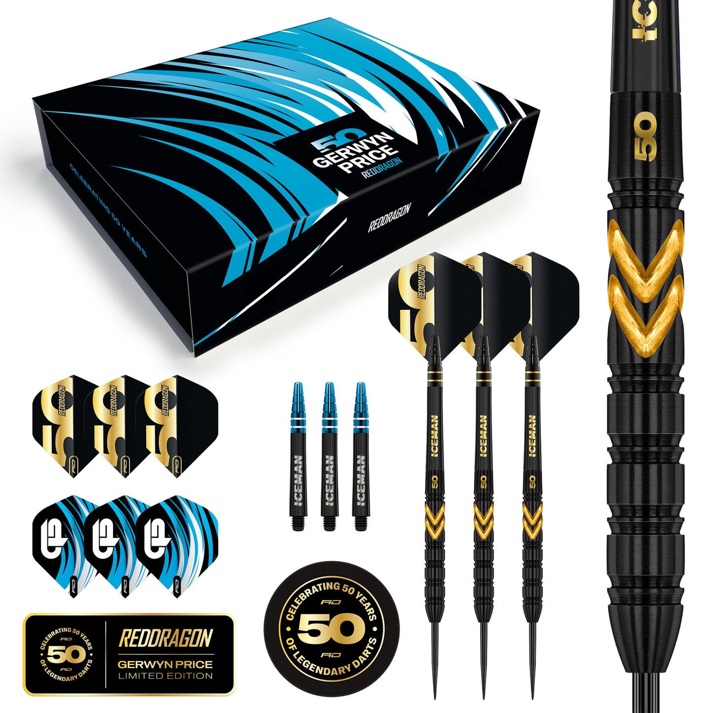 Red Dragon Gerwyn Price - Limited Edition 50 Years Player Edition