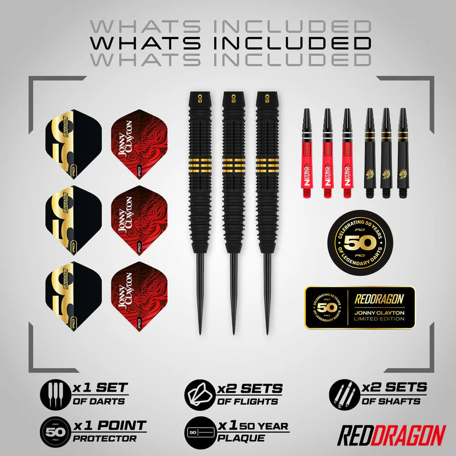 Red Dragon Jonny Clayton - Limited Edition 50 Years Player Edition