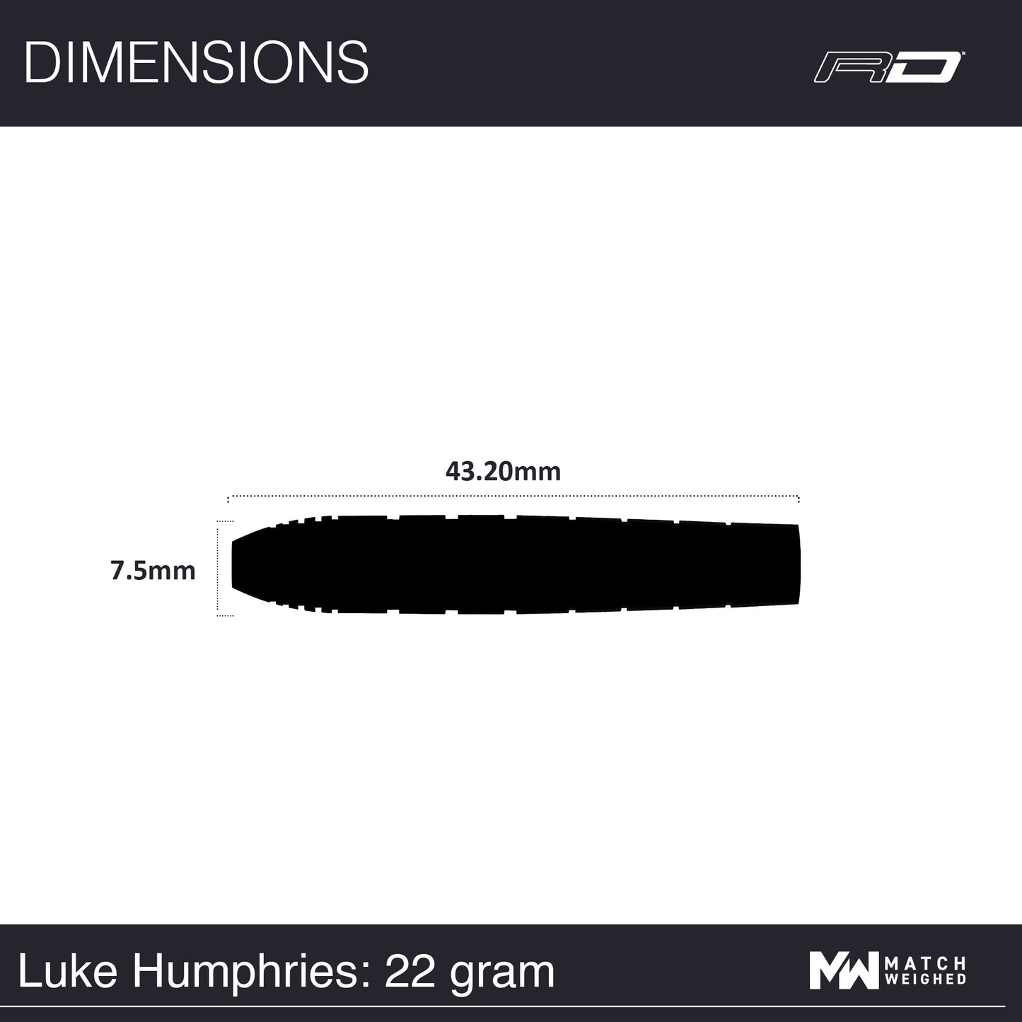 Red Dragon Luke Humphries - Limited Edition 50 Years Player Edition